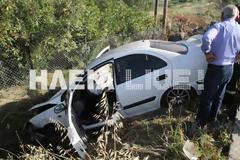 Hλεία: Έγινε και αυτό - Μετά το τροχαίο ξαναμπήκε στο αυτοκίνητο για να κοιμηθεί!