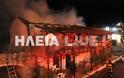 Ηλεία: Παρ' ολίγο τραγωδία στην Αρήνη Ζαχάρως – Έγιναν στάχτη καφενείο και σπίτι
