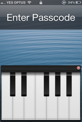 Piano Passcode: Cydia tweak new..παίξτε πιάνο για να ξεκλειδώσετε - Φωτογραφία 1