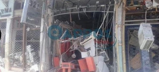 Tρομακτική έκρηξη στο κέντρο της Καλαμάτας - Μεγάλες ζημιές σε καταστήματα και αυτοκίνητα - Φωτογραφία 1