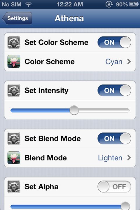 Athena: Cydia tweak new...χρωματίστε τα εικονίδια σας - Φωτογραφία 2