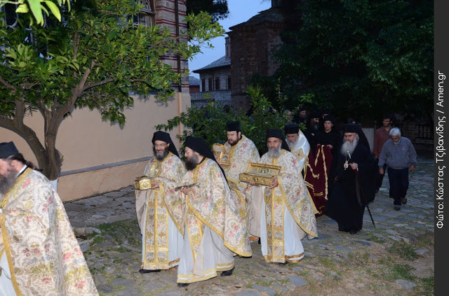 3095 - Λαμπρή Πανήγυρη στην Αγιορείτικη Μονή Ξενοφώνος - Φωτογραφία 4