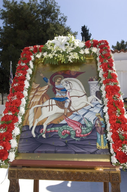 Φωτό από τον Επίσημο Εορτασμό της Μνήμης του Αγίου Γεωργίου Προστάτη του Στρατού Ξηράς, στην ΣΠΖ - Φωτογραφία 2
