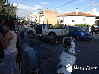 Nαύπακτος: Τροχαίο ατύχημα στο Βερόπουλο - Φωτογραφία 1
