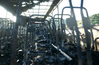 Πως πήρε φωτιά το λεωφορείο στην Εγνατία και πως γλίτωσαν 54 Ρώσοι... - Φωτογραφία 1