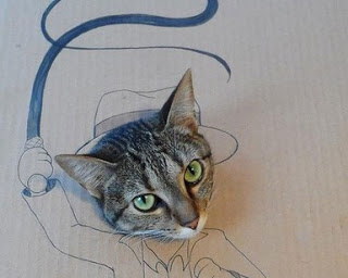 Γάτος σε... σούπερ μεταμφιέσεις από χαρτόνι! - Φωτογραφία 1