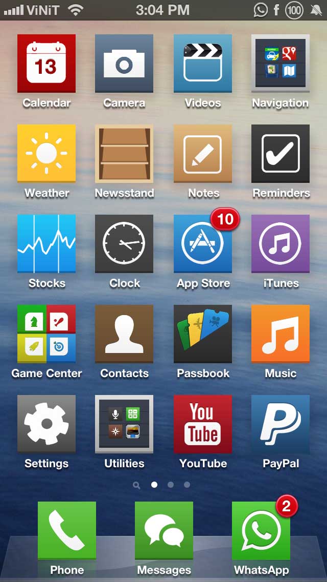 iOS 7 Flat Theme: Cydia themes new free...βάλτε το ios 7 στο iphone σας - Φωτογραφία 2