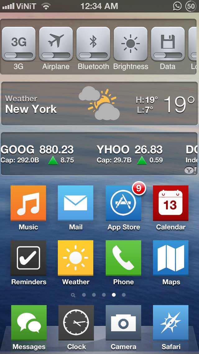 iOS 7 Flat Theme: Cydia themes new free...βάλτε το ios 7 στο iphone σας - Φωτογραφία 7