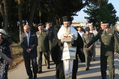 Επίσημη υποδοχή λειψάνου Αγίου Γεωργίου Τροπαιοφόρου στο Στρατόπεδο Πατσούκα στην Αλεξανδρούπολη