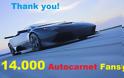 14.000 Autocarnet fans!