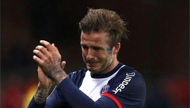 Ο Μπέκαμ δάκρυσε στο αποχαιρετιστήριο ματς στο Παρίσι - Φωτογραφία 1