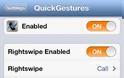 QuickGestures: Cydia tweak new