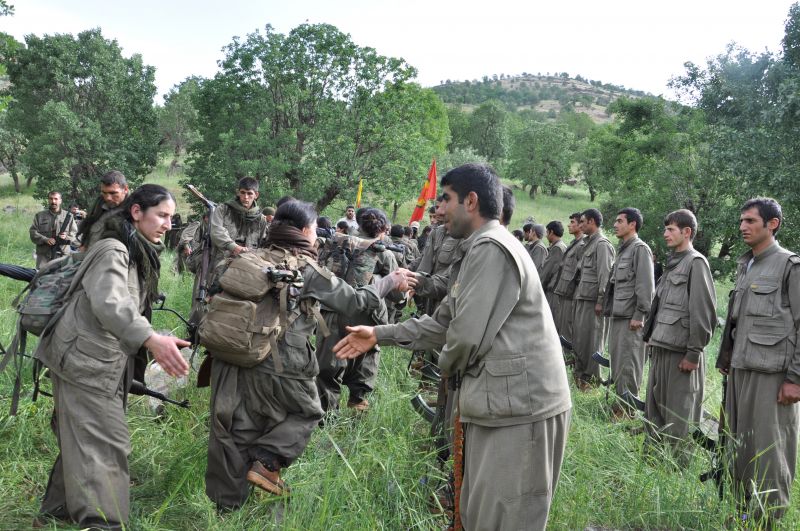 Εικόνες από την απαγκίστρωση των ανταρτών του ΡΚΚ από τα βουνά του Βορείου Κουρδιστάν - Φωτογραφία 1