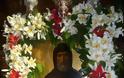 3154 - Πανήγυρη ιεράς Καλύβης Aγ. Ἀκακίου της Σκήτης Καυσοκαλυβίων. Κυριακή των Μυροφόρων 2013. Μνήμη του οσίου Ακακίου του Καυσοκαλυβίτου.