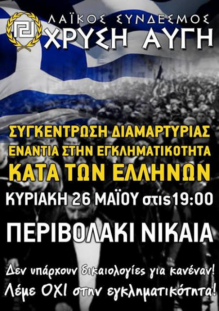 Χρυσή Αυγή: Συγκέντρωση ενάντια στην εγκληματικότητα και στο ανθελληνικό κράτος των “αντιρατσιστικών νόμων” - Φωτογραφία 2