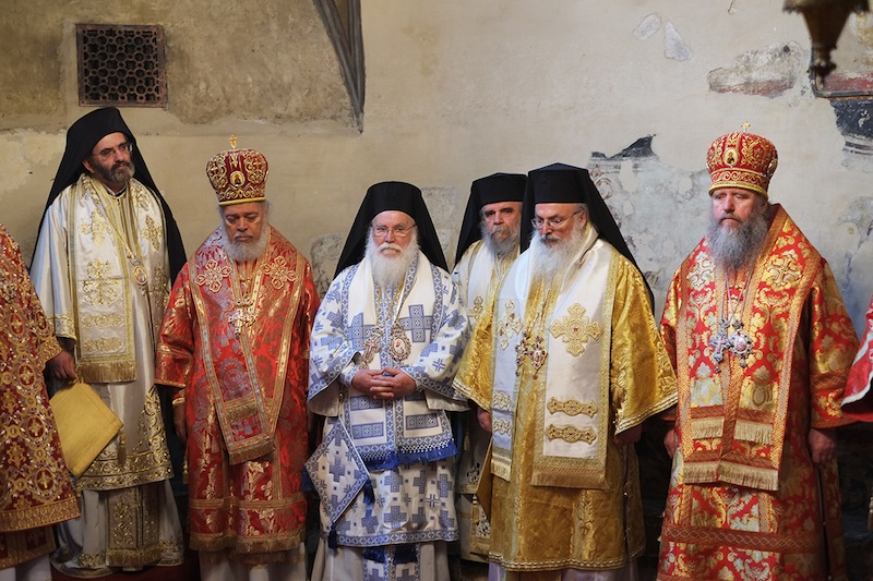 Συλλείτουργο από τον Πατριάρχη Ιεροσολύμων και τον Πατριάρχη Μόσχας, στον Καθεδρικό Ναό της Κοιμήσεως της Θεοτόκου στο Κρεμλίνο, ΒΙΝΤΕΟ + ΦΩΤΟ...!!! - Φωτογραφία 11