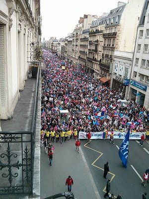 Παρίσι 1 εκ. κόσμου στη διαμαρτυρία La Manif Pour Tous POUR TOUS - Φωτογραφία 5