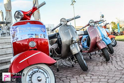 Γύρος της Ελλάδας με Vespa: Δείτε φωτογραφίες από την στάση τους στην Πάτρα! - Φωτογραφία 10