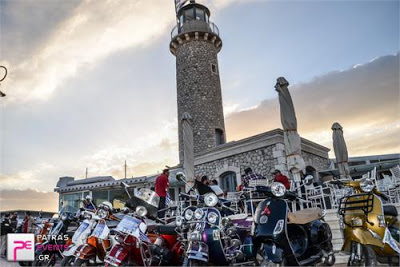 Γύρος της Ελλάδας με Vespa: Δείτε φωτογραφίες από την στάση τους στην Πάτρα! - Φωτογραφία 2