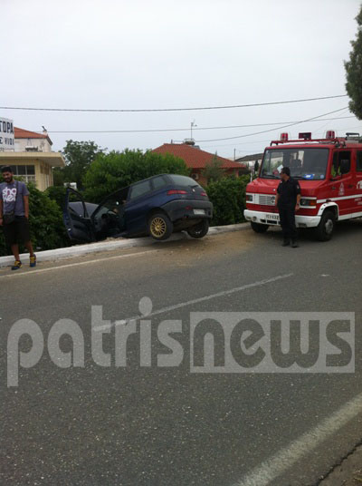 IX βγήκε εκτός πορείας και «καβάλησε» το κράσπεδο στην είσοδο της Αμαλιάδας - Φωτογραφία 2