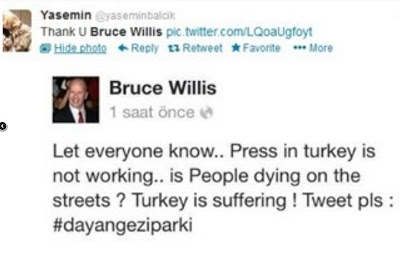 Bruce Willis στο twitter: Ο κόσμος πεθαίνει στους δρόμους - Φωτογραφία 2