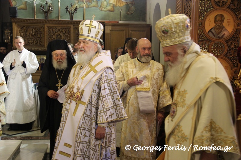 Λαμπρό συλλείτουργο Πατριάρχη Μόσχας και Αρχιεπισκόπου (ΦΩΤΟΓΡΑΦΙΕΣ + ΒΙΝΤΕΟ)...!!! - Φωτογραφία 25