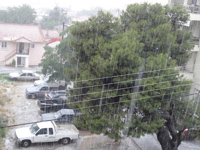 Χαλαζόπτωση στον Πολύγυρο [Photo & Video] - Φωτογραφία 2