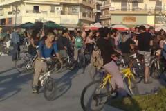 Μια αντιφασιστική ποδηλατάδα από Περαία στον Μπαξέ