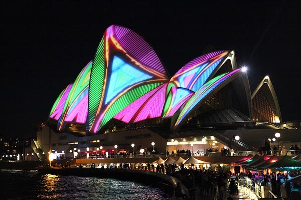 Καταπληκτικό θέαμα φωτός στην Όπερα του Σίδνεϊ! - Φωτογραφία 8