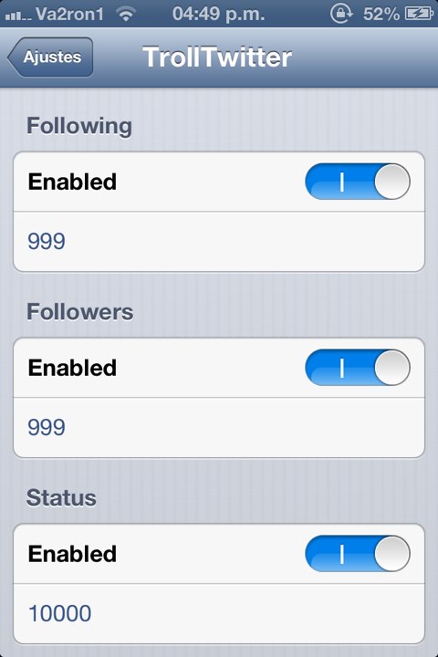 TrollTwitter: Cydia tweak new free...κάντε όλο τον πλανήτη φίλους στο twitter - Φωτογραφία 2