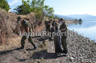 Φθιώτιδα: Την παραλία της Αγ. Μαρίνας καθάρισε η ΜΕΡΥΠ - Φωτογραφία 1