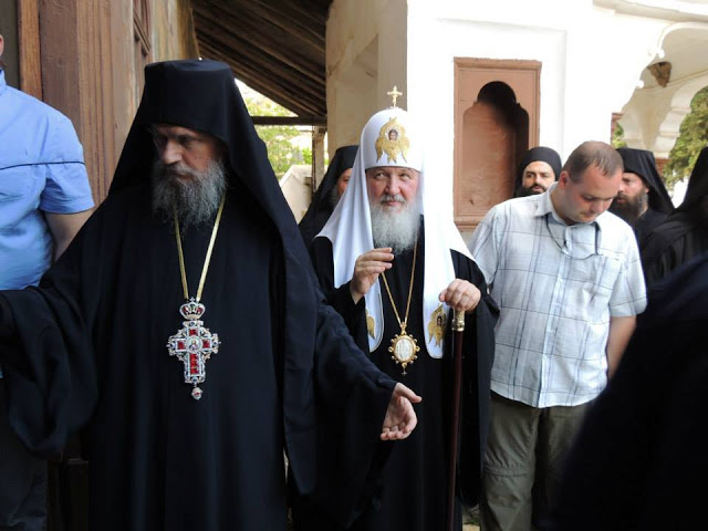 3225 - Φωτογραφίες, του Μοναχού Θεολόγου Λαυριώτη, από τη σημερινή επίσκεψη του Πατριάρχη Μόσχας στην Ι. Μ. Μεγίστης Λαύρας - Φωτογραφία 10