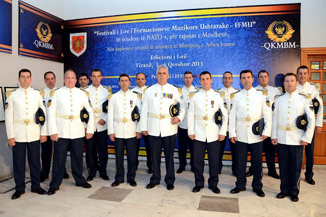 Συμμετοχή της Μπάντας της ΠΑ στο Φεστιβάλ Στρατιωτικών Μπαντών στην Αλβανία - Φωτογραφία 1