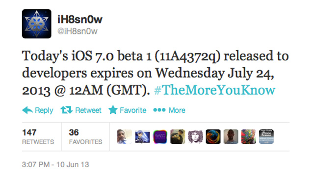 Σε πόσες ημέρες λήγει η beta 1 του ios 7? - Φωτογραφία 2