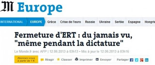 Le Monde για ΕΡΤ: Ποτέ δεν έχει ξανασυμβεί, ούτε στη δικτατορία - Φωτογραφία 1