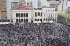 Χιλιάδες Πατρινοί στην κινητοποίηση για το λουκέτο της ΕΡΤ