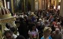 Χιλιάδες κόσμου στην ομιλία του Γέροντος Νεκταρίου και στην αποχώρηση του Ιερού Λειψάνου του Αγίου Σεραφείμ του Σαρώφ