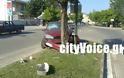 Αγρίνιο: Αυτοκίνητο «καρφώθηκε» σε κολόνα - Φωτογραφία 2