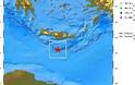 Σεισμός 6 Ρίχτερ νότια της Κρήτης