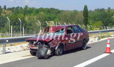 Κωσταράζι - Τροχαίο ατύχημα στην Εγνατία Οδό στην περιοχή Κουρτσί - Φωτογραφία 2