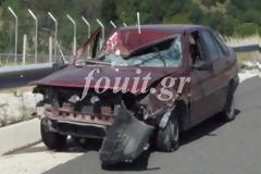 Κωσταράζι - Τροχαίο ατύχημα στην Εγνατία Οδό στην περιοχή Κουρτσί