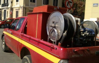Ντροπή! Πυροσβεστικό όχημα του Δήμου Λέσβου γίνεται Ι.Χ. Αντιδημάρχου - Φωτογραφία 1