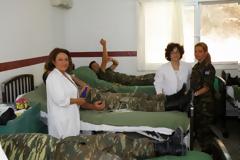 Eθελοντική αιμοδοσία στην 80 ΑΔΤΕ