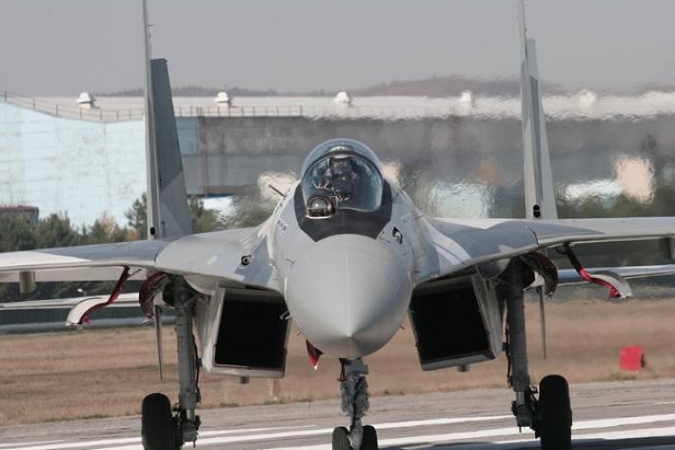 “Ζωγράφισε” το SU-35 στο Le Bourget - Φωτογραφία 2