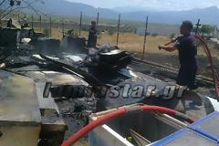 Φωτιά στην Βιομηχανική Περιοχή της Λαμίας - Έσωσε επιχειρήσεις η Π.Υ.