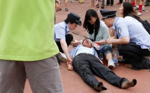 Τραυματίες στη Σανγκάη λόγω Μπέκαμ - Φωτογραφία 1