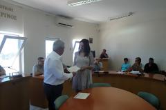 Βράβευση καθηγητών του Κοινωνικού Φροντιστηρίου Μαλεβιζίου