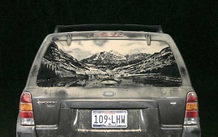 Έργα τέχνης σε σκονισμένα αυτοκίνητα! (Photos) - Φωτογραφία 4