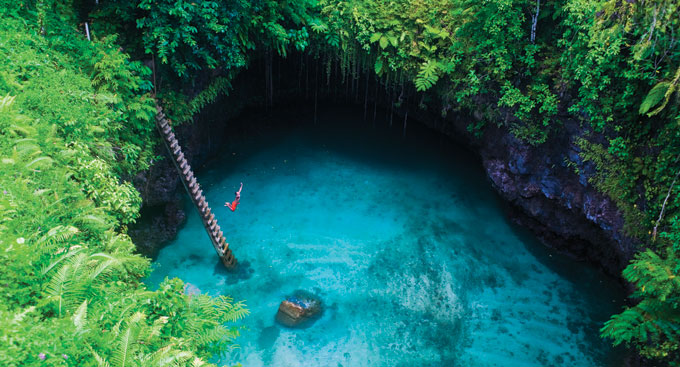 Ο υπέρτατη καλοκαιρινός προορισμός: To Sua Ocean Trench στη Samoa (Photos) - Φωτογραφία 2