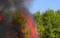 ΣΥΜΒΑΙΝΕΙ ΤΩΡΑ στην Κρήτη:  Φωτιά στα Μεγάλα Χωράφια